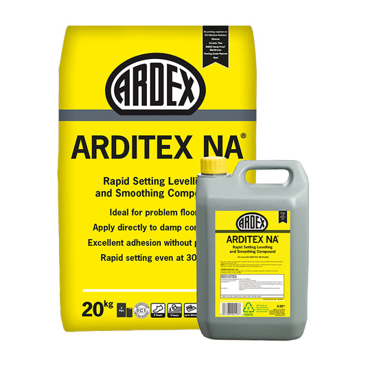 Ardex Arditex NA 2-Part Ultra Rapid Setting Levelling And Smoothing Compound 20kg